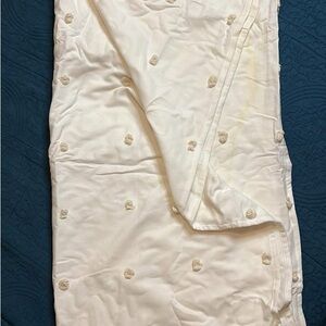 Cost Plus World Market Cream Cotton Fabric